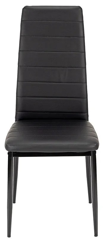 Set de masă Mezza 4+1 negru-negru