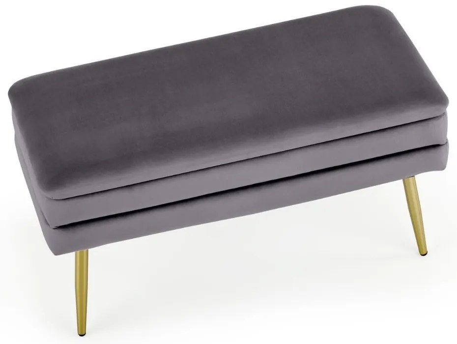 Scaun Velva 2, gri/auriu