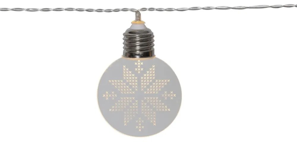 Ghirlandă luminoasă cu 10 de becuri, lungime 180 cm de Crăciun Ornament – Star Trading