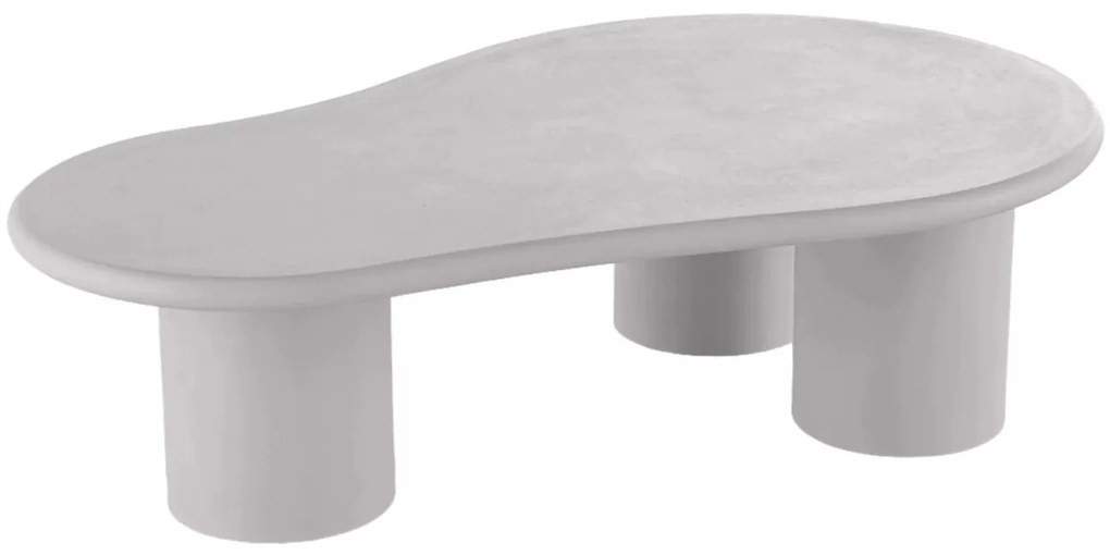 Masa de cafea Selena gri deschis L130xl80 cm