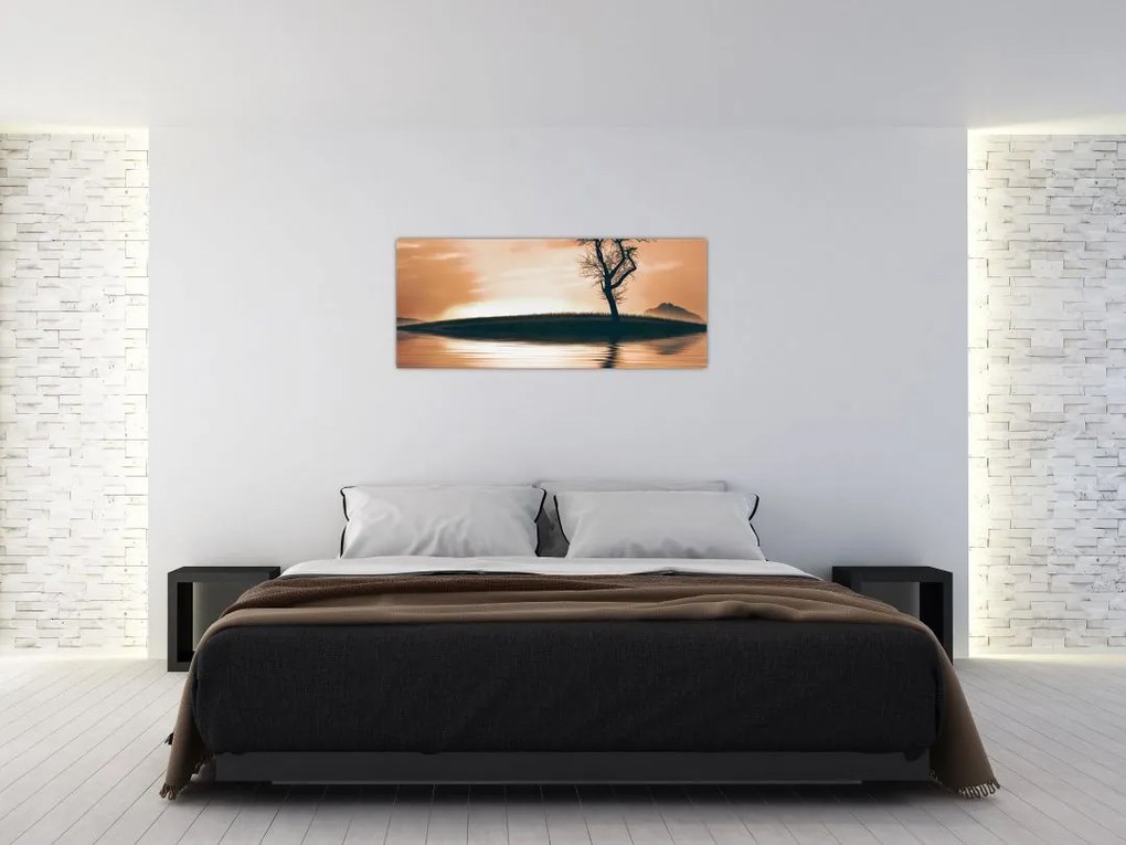 Tablou - Copaci pe insulă (120x50 cm)