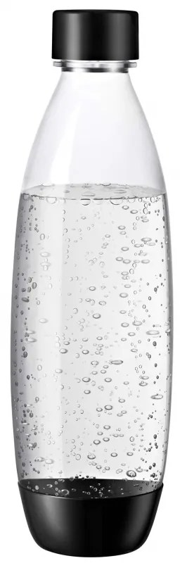 Set de sticle de carbonatare SodaStream Fuse, 1 l, 2 buc, fără BPA, compatibile cu DUO, ART, TERRA, GAIA, negru