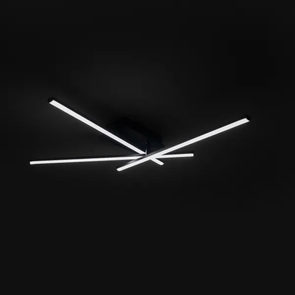 Brilagi - Plafonieră LED STRIPES, 30W/230V, neagră