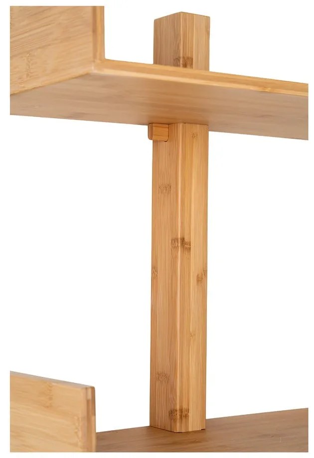 Raft în culoare naturală etajat din bambus 50 cm Villa – House Nordic