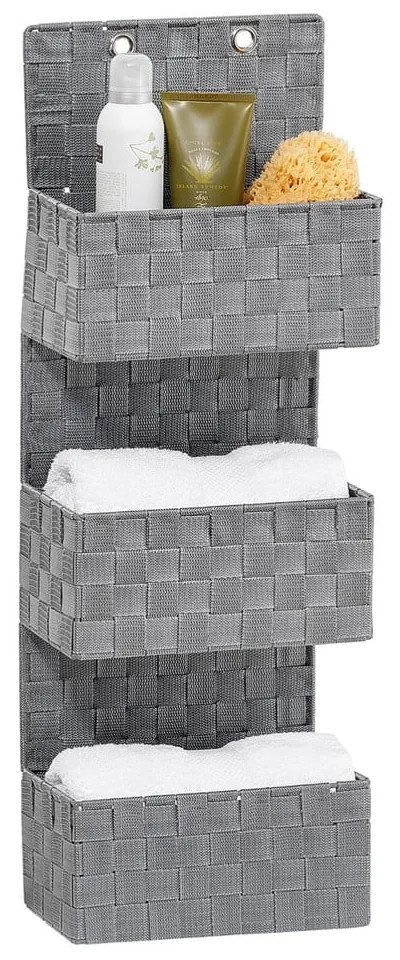 Organizator triplu pentru baie Wenko Adria, gri