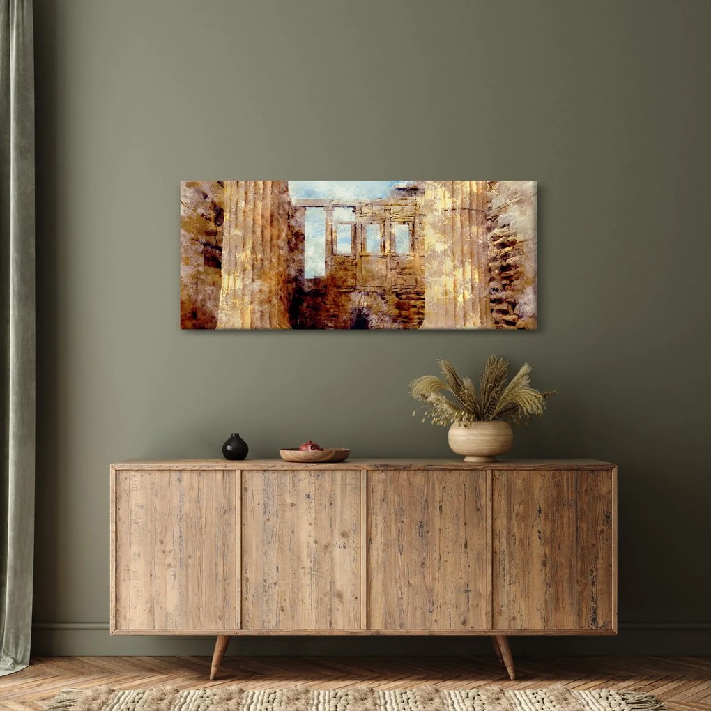 Tablou - Erechtheion, Atena, Grecia (120x50 cm)