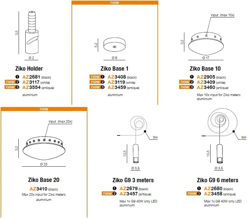 Accesoriu/ Cablu 6 metri cu dulie Ziko negru ZZ AZ2680