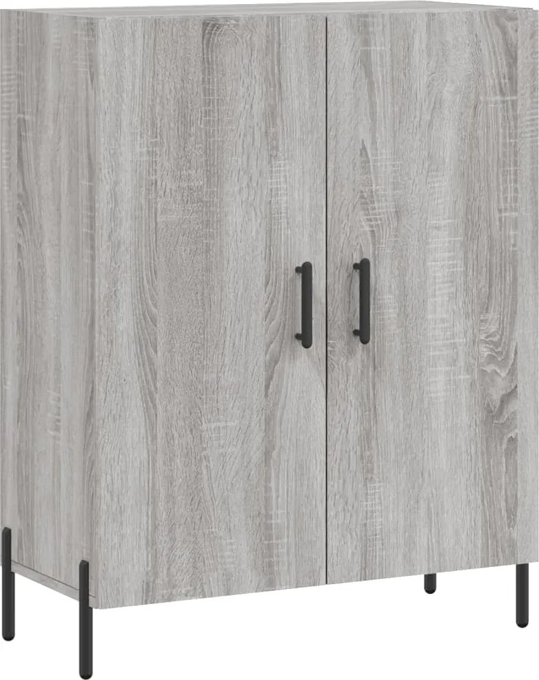 vidaXL Dulap, gri sonoma, 69,5x34x90 cm, lemn compozit