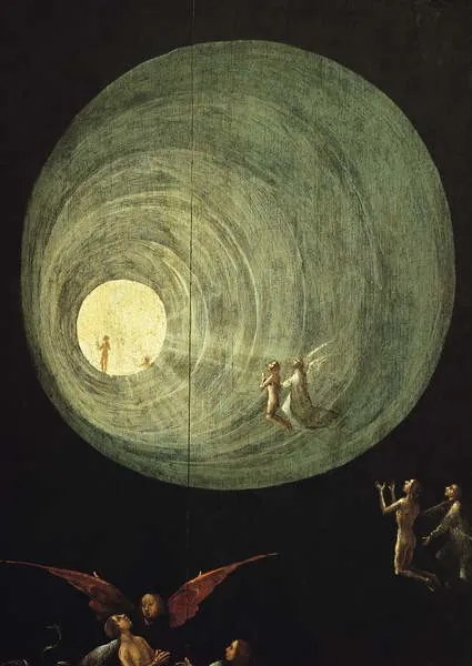 Hieronymus Bosch - Artă imprimată The Ascent of the Blessed, detail, (30 x 40 cm)