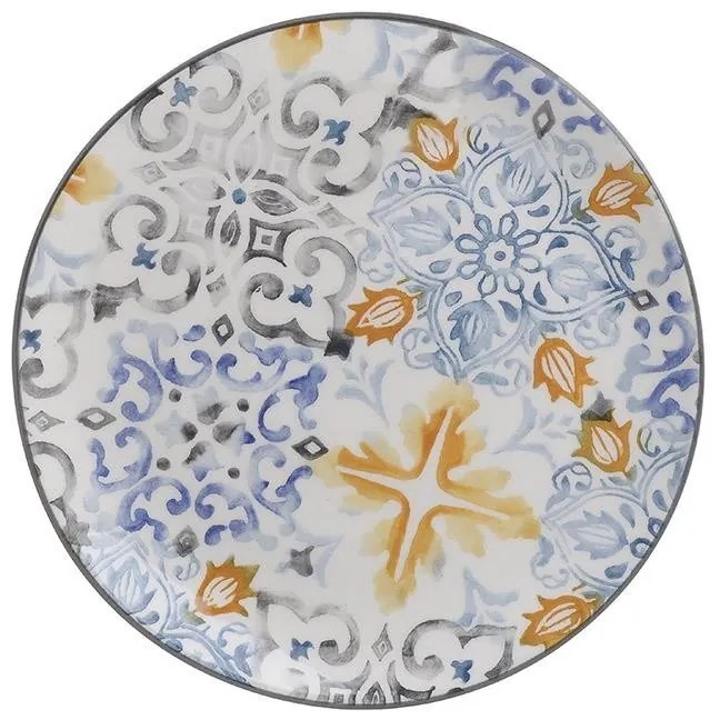 Farfurie din ceramica Multicolora 26x26