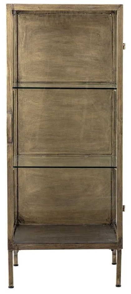 Vitrină aurie din metal 45x110x40 cm Saone – Bloomingville