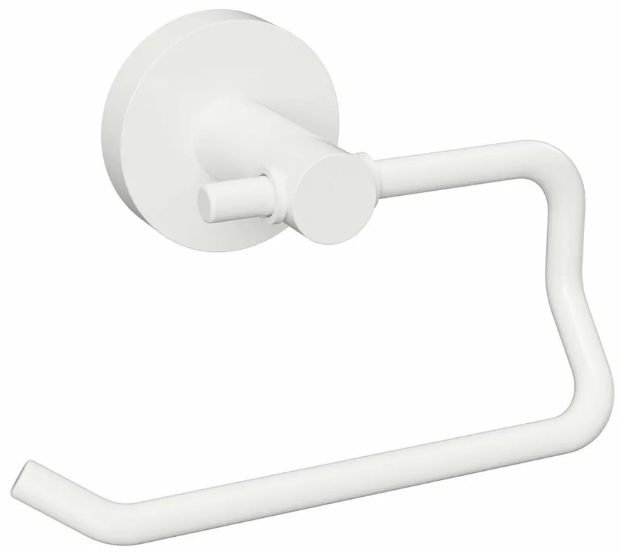 Suport hârtie igienică Sapho XR704W X-Round White,fără capac, alb