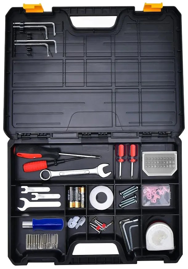 Geantă pentru unelte cu un nivel