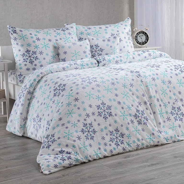 Lenjerie de pat din micropluș FULGI