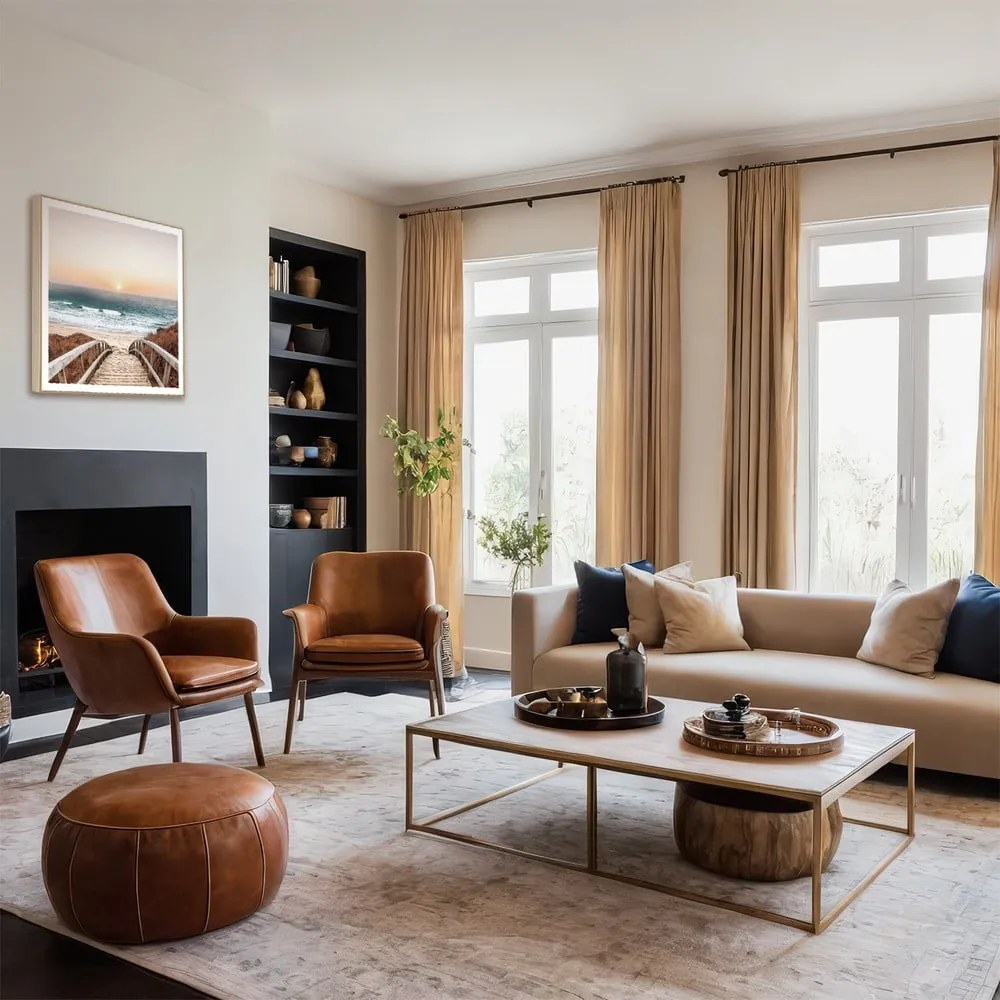 Tablou 50x50 cm Beach Footbridge – knor