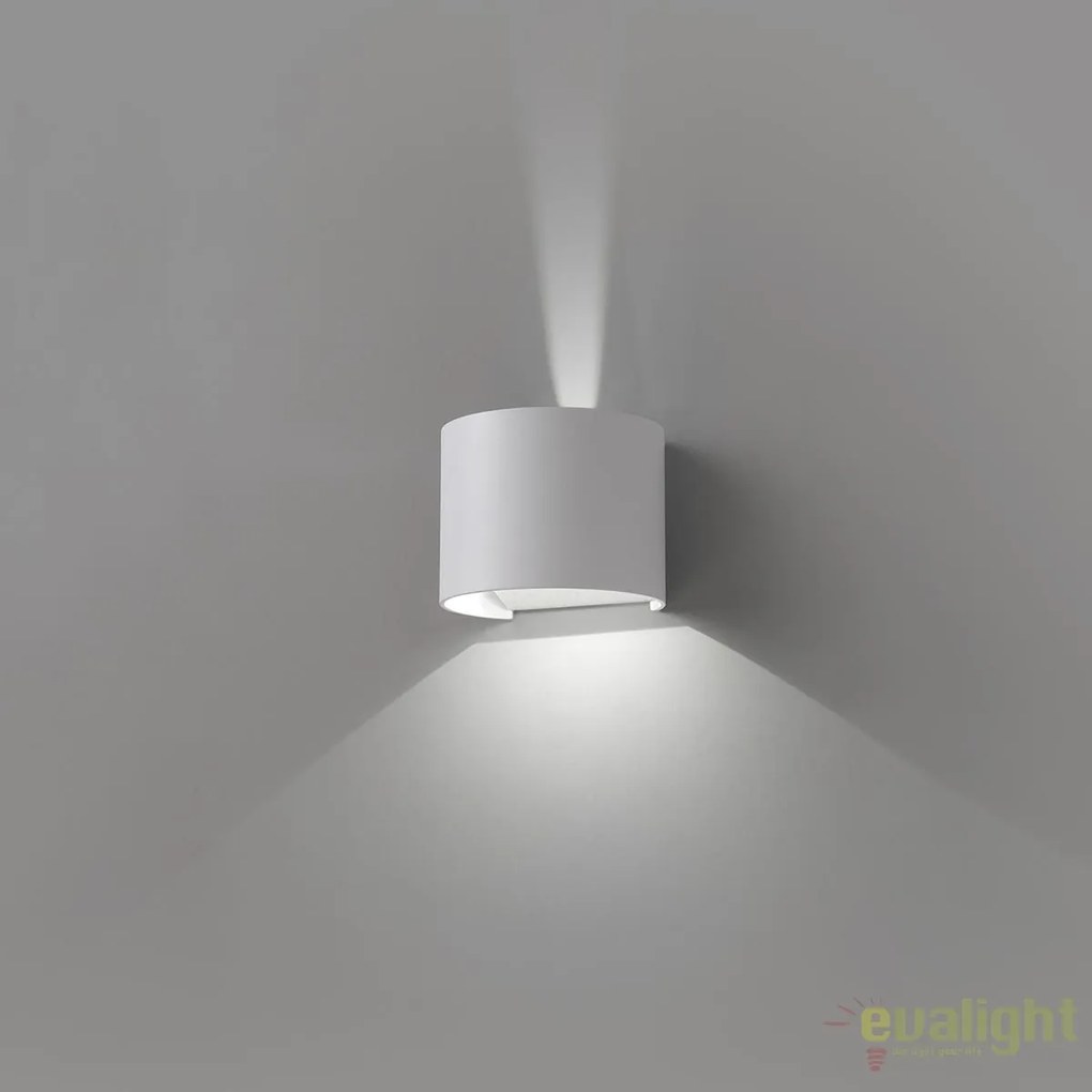 Aplica de perete LED exterior IP54 stil decorativ SUNSET alba 70686