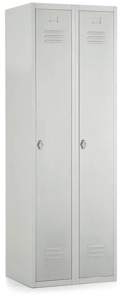 Dulap metalic, 60 x 50 x 180 cm, blocare, gri deschis - ral 7035