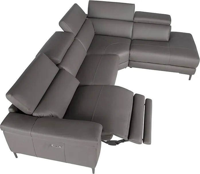 Coltar dreapta design italian LUX tapitat cu piele naturala Alfredo