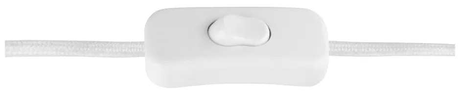 Veioză albă cu abajur din metal (înălțime 50 cm) Manta – Leitmotiv