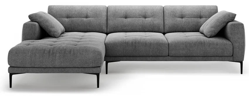 Colțar gri (cu colț pe partea stângă/cu șezlong) Bemy – Micadoni