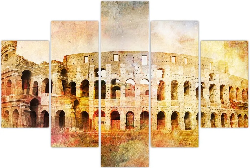 Tablou - Pictură digitală, Colosseum, Roma, Italia (150x105 cm)