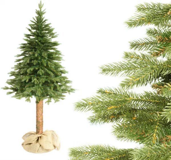 Brad de Crăciun pe trunchi natural Molid PE 180 cm Royal