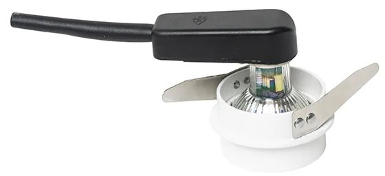 Set de 6 spoturi încastrate moderne albe cu interior auriu - Insta