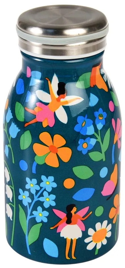 Sticlă pentru copii albastră din oțel inoxidabil 250 ml Fairies in the Garden – Rex London