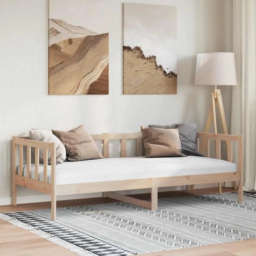 vidaXL Pat de zi, 90x200 cm, lemn masiv de pin