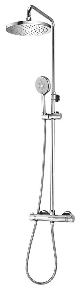 OMNIRES SYSY10/N/6CR - Set duș cu baterie termostatică Y crom lucios