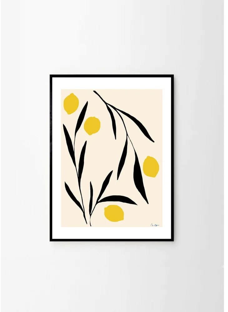 Poster 30x40 cm Lemon – Anna Mörner – The Poster Club