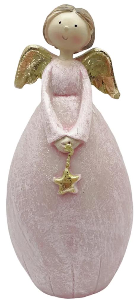 Figurina Inger Celeste 17cm, Roz  Auriu