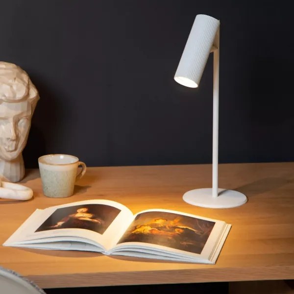 Lucide 09539/01/31 - Lampă de masă CLUBS 1xGU10/40W/230V, albă