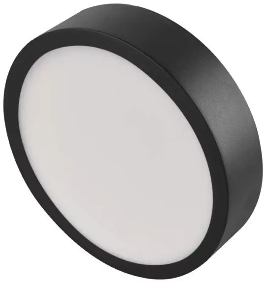 Plafonieră LED/12,5W/230V 3000/3500/4000K d. 17 cm negru