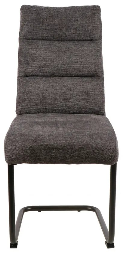 Scaun tapitat Berry Brego 18 gri inchis