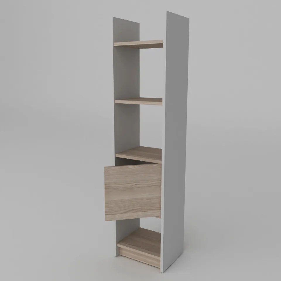Biblioteca Living Esbi 103, Alb / Cordoba