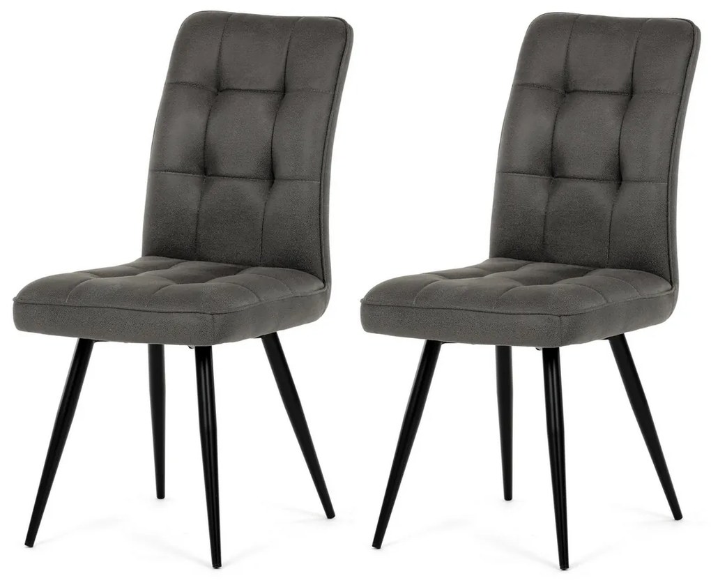 Set de scaune de sufragerie Vintage DCL-D1250GREY3, 2 buc