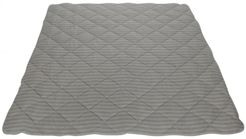 Pilota Alcam damasc gri 180x200 cm, umplutura lana, 300 g/mp