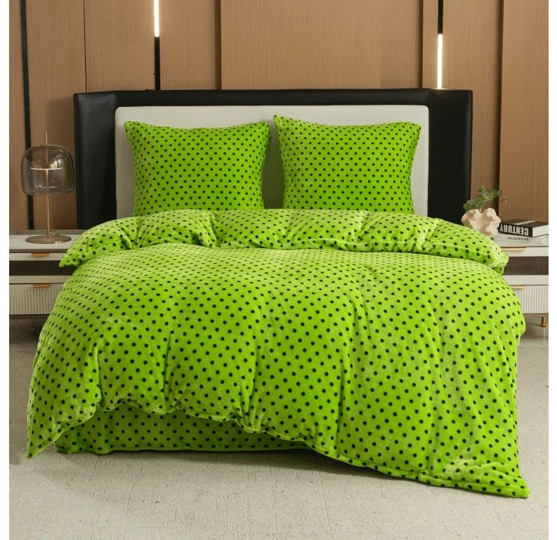 Lenjerie cocolino COLAM verde Dimensiune lenjerie de pat: 70 x 90 cm | 140 x 200 cm