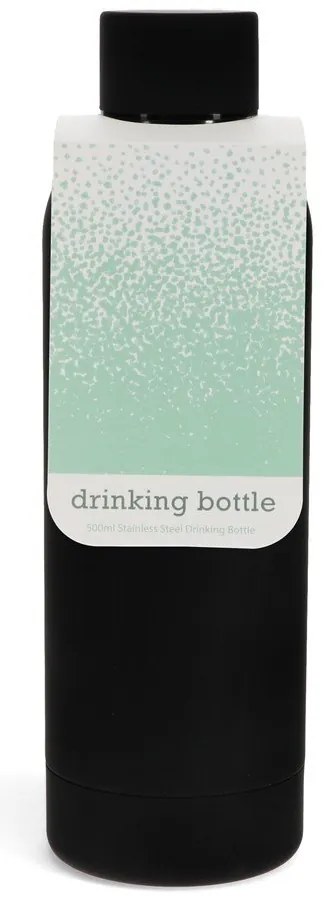 Sticlă neagră din oțel inoxidabil 500 ml – Rex London