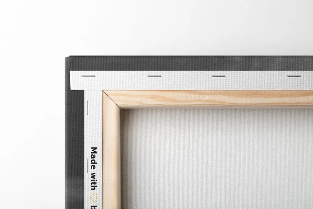 Tablou copacul singuratic în design alb-negru