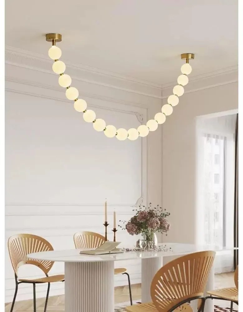 Lustra LED G3873-25 – 124W, cu 25 globuri, telecomanda și 3 temperaturi de culoare 💫