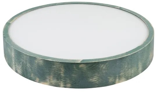 Brilagi - Plafonieră PINO, 3 x E27, 15 W, 230 V, pin/verde, Ø 47,5 cm