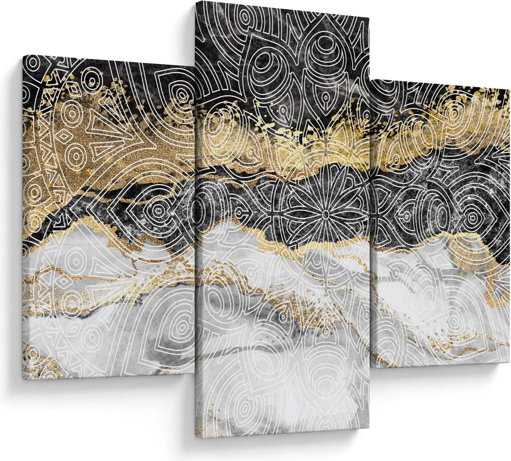 Tablou - Mandala în marmură (90x60 cm)