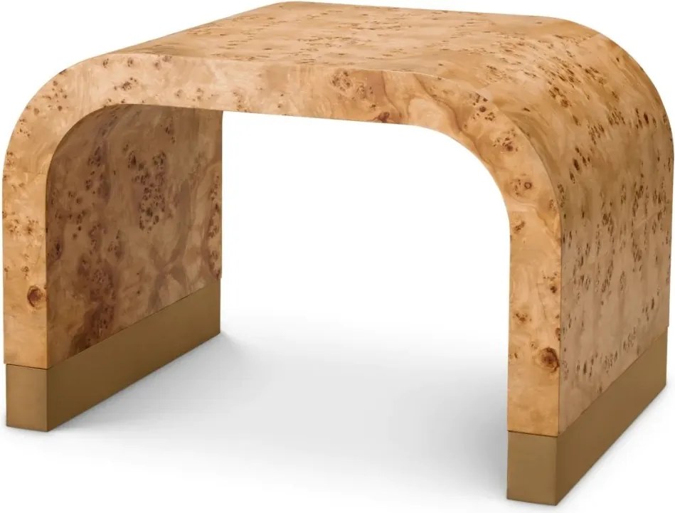 Masuta design LUX, Furnir Burl Mappa, Maro, Quinton