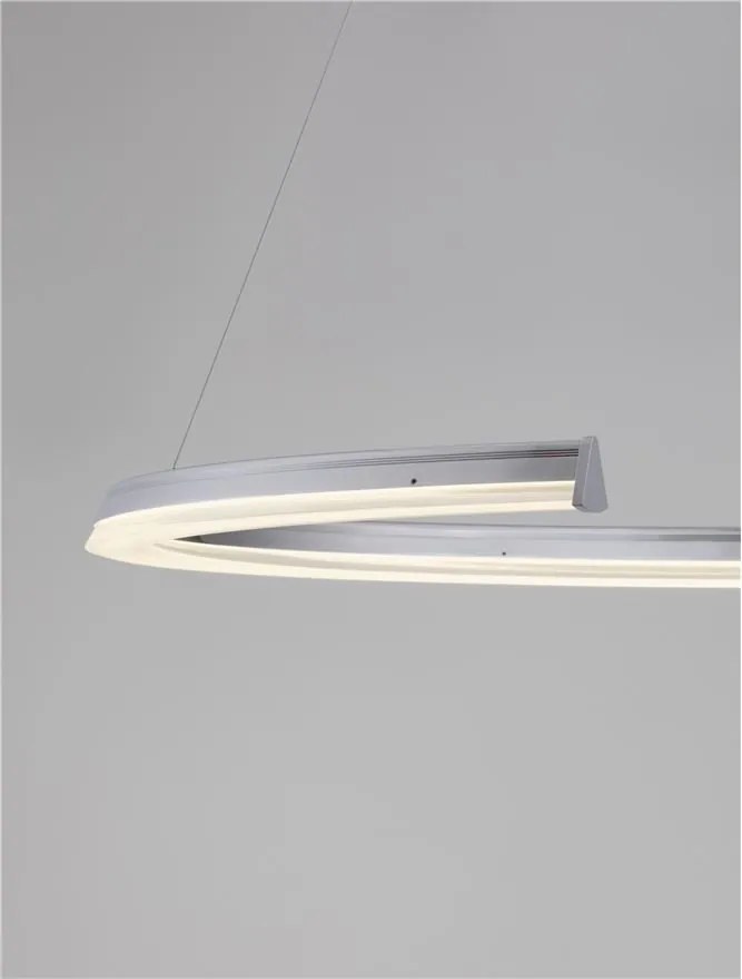 Lustra LED suspendata design circular ELMO D-83cm