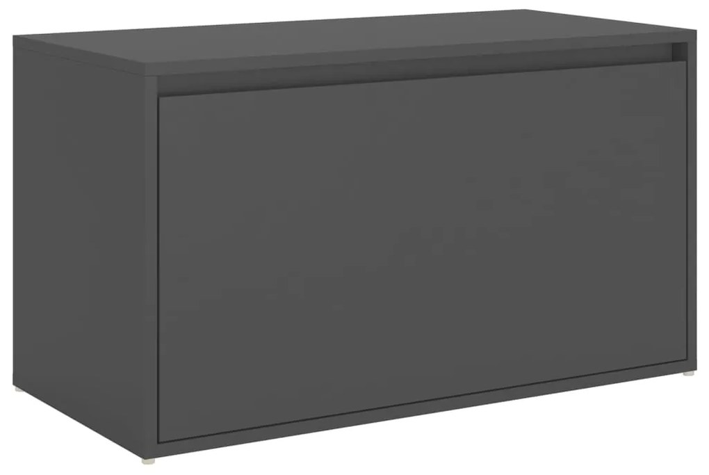 808668 vidaXL Bancă de hol, gri, 80x40x45 cm, PAL