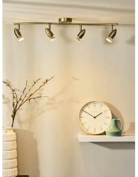 Lucide 13955/20/03 - Lampa spot LED CARO-LED 4xGU10/5W/230V bronz