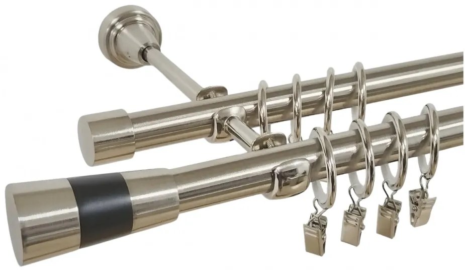 Galerie dubla - VALEO 19/19 -dubla – INOX (Alege marime: 120 cm)
