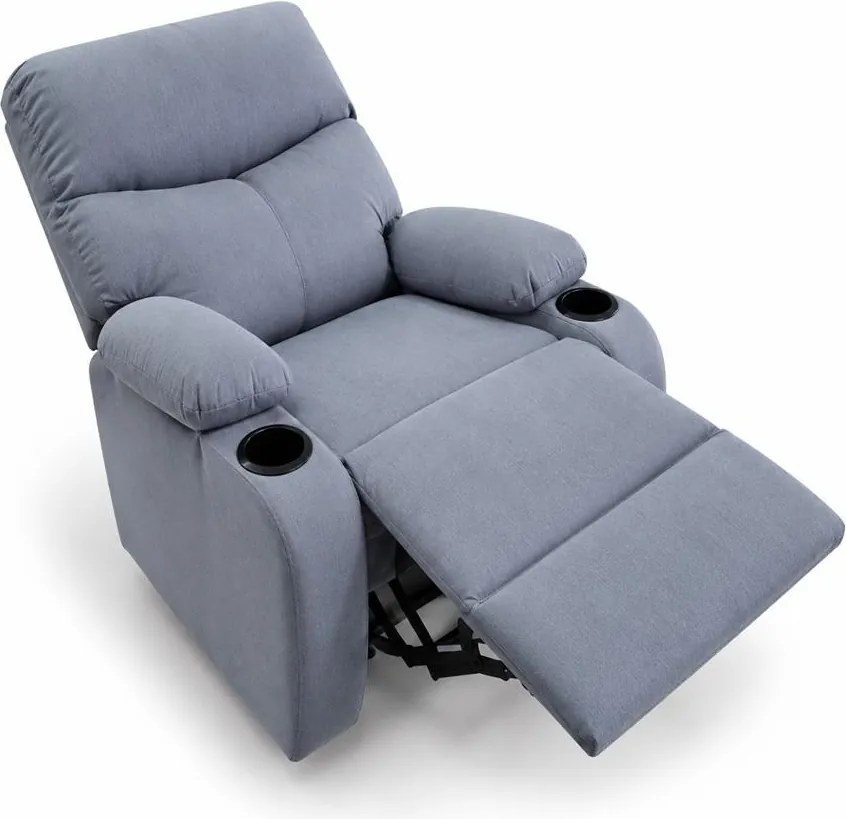 Fotoliu relaxant reglabil AVENBERG EMINENCE, gri